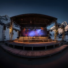 Obraz premium the stage of the stage