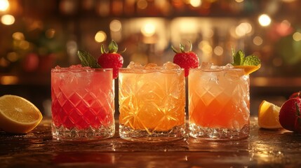 Craft mixology showcase upscale venue interactive experience elegant atmosphere engaging concept with premium ingredients
