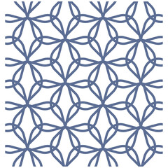 輪違い麻の葉の模様