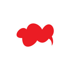 Speak bubble chat logo design