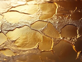 luxurious gold texture serving as a striking background, showcasing intricate patterns and a shimmering surface that evokes a sense of elegance and opulence, perfect for design projects