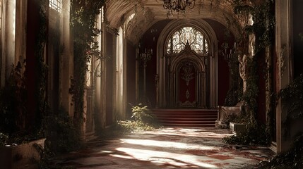 Fototapeta premium Sinister Fairyland Interior