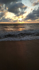 sunset at the beach