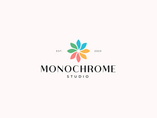 Colorful Flower Logo.