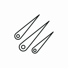 meteor meteorite astrology sign vector icon