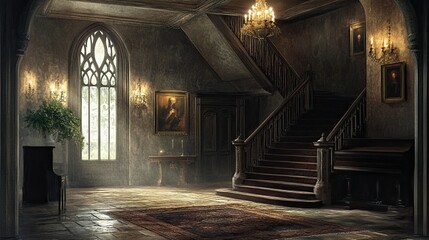 Fototapeta premium Spooky Castle 