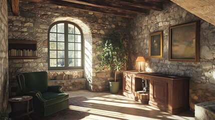 Stone House Interior 