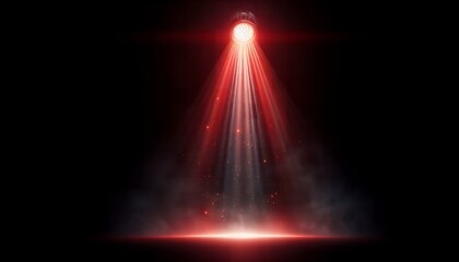 lights on a black background