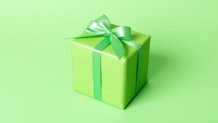 Obraz premium Brighten Someone's Day with a Beautifully Wrapped Gift Box, Perfect for Birthdays, Holidays, or Special Occasions