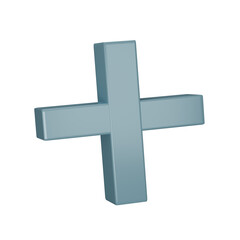 Fototapeta premium 3D Plus Sign 