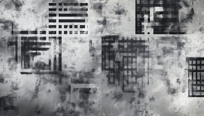 Fototapeta premium QR Code Commerce Pattern