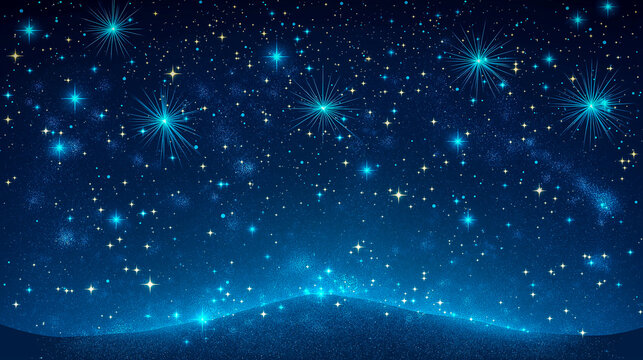 Blue abstract technology data wavy lines in holographic style. street Banner design