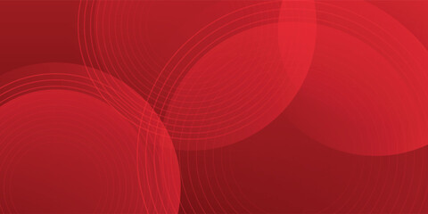 Obraz premium Red abstract background. Dynamic shapes composition. Eps10 vector