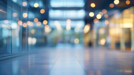 office entrance out of focus