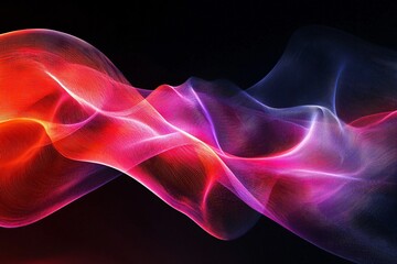 Abstract Waves of Light: A Dance of Color and Motion