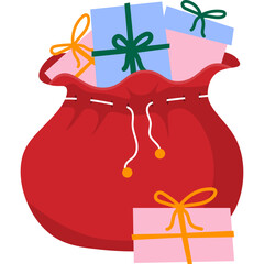 Santa Sack Illustration