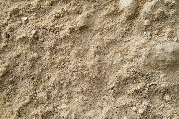 Close-Up of Natural Soil Texture Showing Earthy Tones and Granular Composition