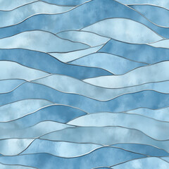 Tranquil water ripple patterns inspired by spring ponds for calming designs - seamless pattern texture png
