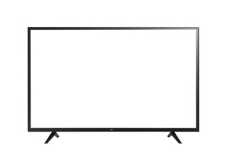 Naklejka premium TV screen isolated on transparent background. Generative AI