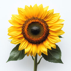 Obraz premium Sunflower isolated on a white background