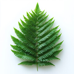 Fern flower isolated on a white background
