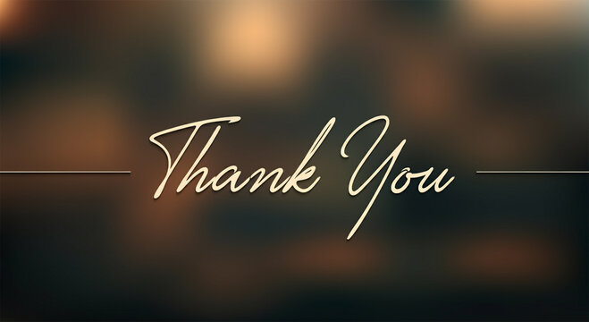 Vibrant Thank You Card Message, Grateful Appreciation Sign,  Expression of Grateful Gratitude