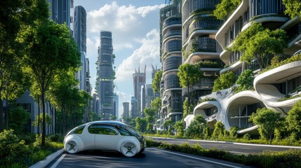ecological futuristic city