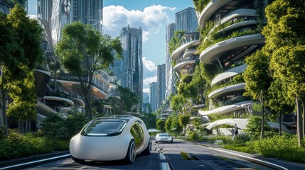 ecological futuristic city