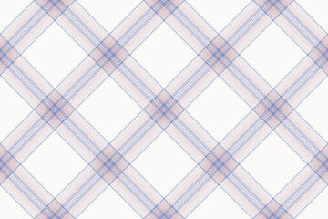 Tartan plaid background, diagonal check seamless pattern. Vector fabric texture for textile print, wrapping paper, gift card, wallpaper.