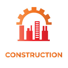 construck logo design template 