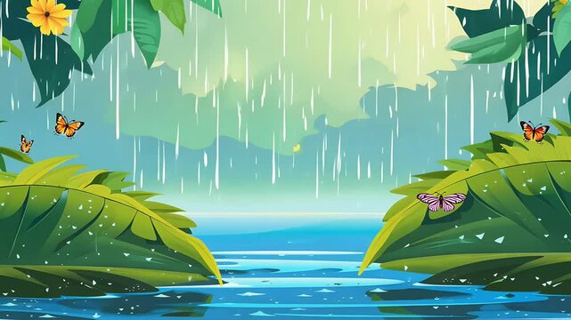 viewers fantastical environment making perfect virtual background use storytelling rain forest butterfly green nature weather tree landscape jungle summer palm sun light park leaf sky sunlight