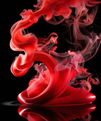 Smoke On Black Background