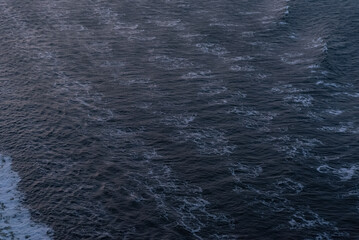 Beautiful photo of the sea waves