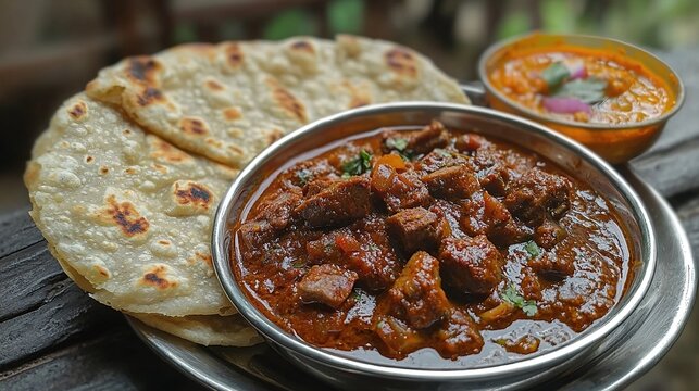 kolhapuri mutton indian food