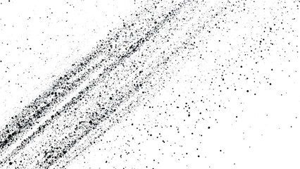 Black grainy texture isolated on white background. Distress overlay textured. Overlays stamp texture with effect grunge, damaged and old. 