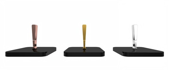 Colorful Baseball bat icon isolated on white background. Sport equipment. Minimalism concept. 3D render illustration