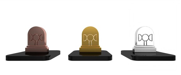 Colorful Flasher siren icon isolated on white background. Emergency flashing siren. Minimalism concept. 3D render illustration