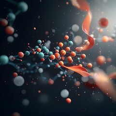 Molecular Majesty Reborn A Visually Stunning Depiction of the Grandeur and Complexity of Molecular Structures Bioluminescent Atomic Matrices Shimmering Crystalline Lattices Refracting Light Spectrums