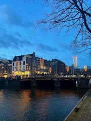 Fototapeta premium Amsterdam Canal