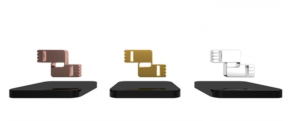 Colorful Winter scarf icon isolated on white background. Minimalism concept. 3D render illustration