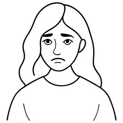 unhappy woman suffer from depression