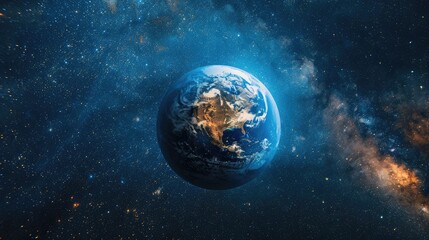 Fototapeta premium Planet concept in the vast space