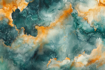 Abstract watercolor painting with vibrant colors, perfect for artistic wall decoration