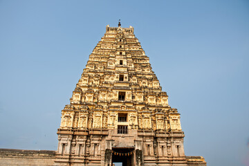 7th century Virupaksha temple in Hampi, Karnataka