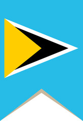 National flag of Saint Lucia