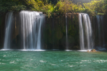 Obraz premium Glue Thor waterfall in Kayin state, Myanmar