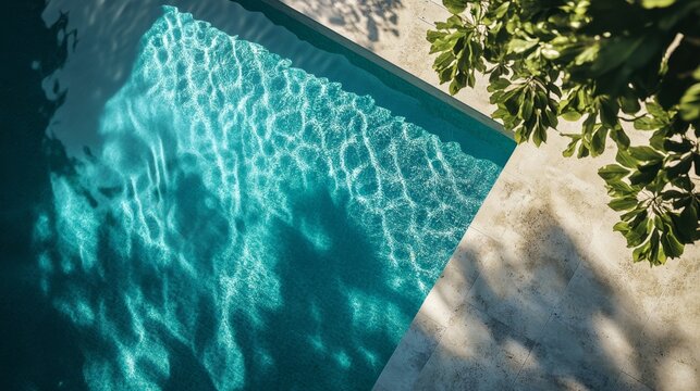 Private luxury pool area designed with exclusivity and modern sophistication featuring sleek lines infinity edges and high-end finishes