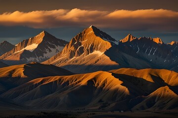Golden mountains