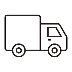 Delivery Truck line icon.