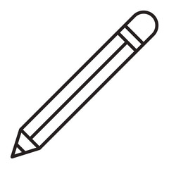 Pencil line icon.